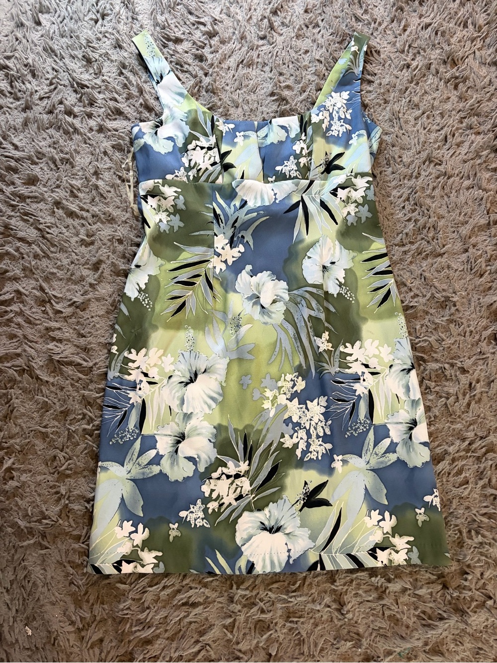 Connected Apparel floral print knee-length midi dress sz 16